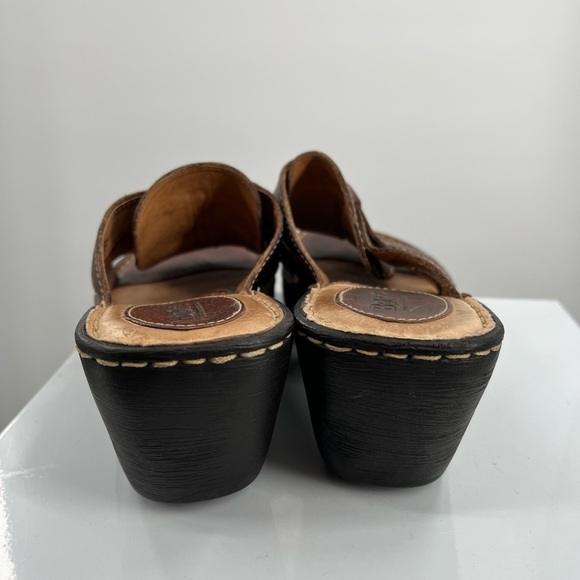 Born Platform Leather Sandals Ladies Size 8 - Picture 4 of 7